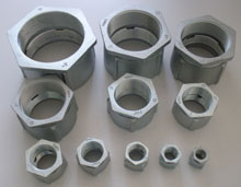 Malleable Iron 3-Piece  Couplings